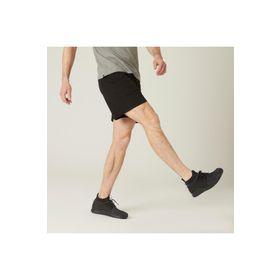Decathlon Domyos 100 Fitness Hafif Antrenman Siyah Kısa Erkek Spor Şortu