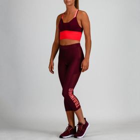 Decathlon Domyos 120 7/8 Siyah Fitness Kardiyo Kadın Antrenman Taytı