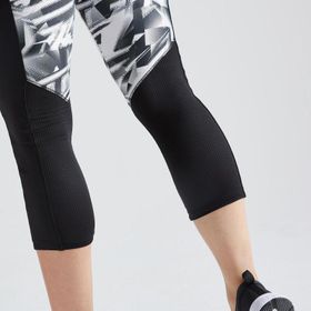 Decathlon Domyos 120 7/8 Siyah Fitness Kardiyo Kadın Antrenman Taytı