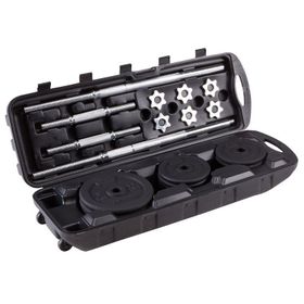Decathlon Domyos 50 kg Kas Geliştirme Halter Ve Dambıl Seti