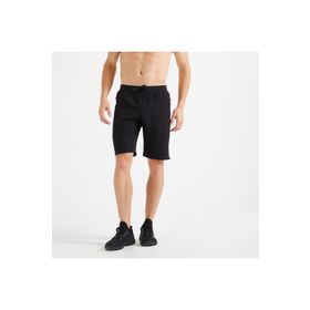 Decathlon Domyos 500 Fitness Kardiyo Erkek Siyah Spor Şortu