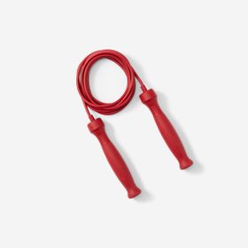Decathlon Domyos 500 Kauçuk Sap Kırmızı Atlama İpi