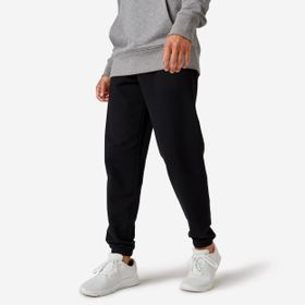 Decathlon Domyos 500 Regular Fitness Hafif Antrenman Siyah Erkek Eşofman Altı