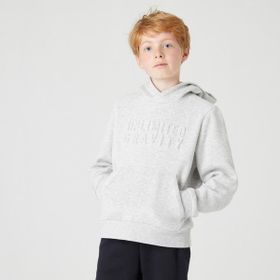 Decathlon Domyos Çocuk Açık Gri Kapüşonlu Sweatshirt