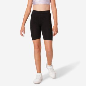 Decathlon Domyos Çocuk Siyah Bisiklet Taytı