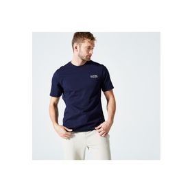 Decathlon Domyos Erkek 500 Essentials Fitness Mavi Regular Spor Tişörtü