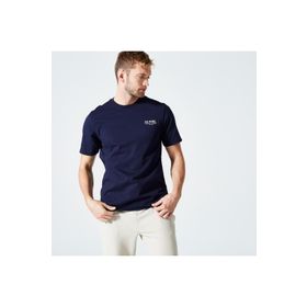 Decathlon Domyos Erkek 500 Essentials Fitness Mavi Regular Spor Tişörtü