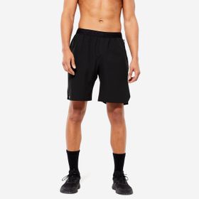 Decathlon Domyos Erkek Fitness Kardiyo Siyah Nefes Alan Spor Şortu