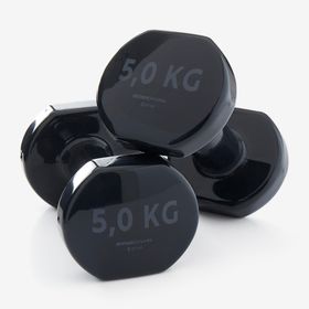 Decathlon Domyos Fitness Siyah 2x5 kg Dambıl