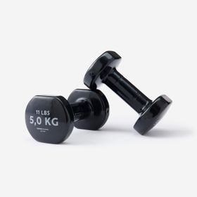 Decathlon Domyos Fitness Siyah 2x5 kg Dambıl