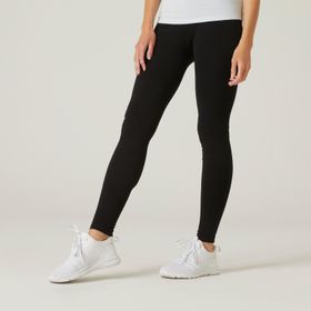 Decathlon Domyos Kadın 500 Fitness Hafif Antrenman Siyah Regular Spor Tayt