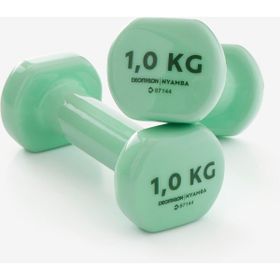 Decathlon Domyos PVC 2x1 kg Yeşil Dambıl