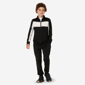 Decathlon Domyos Siyah / Beyaz Çocuk Eşofman Takımı