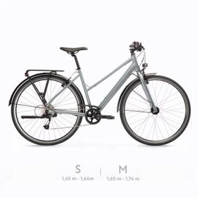 Decathlon Elops Ld 500 28" Jant Gri Portbagajlı Ledli Tur Şehir Bisikleti