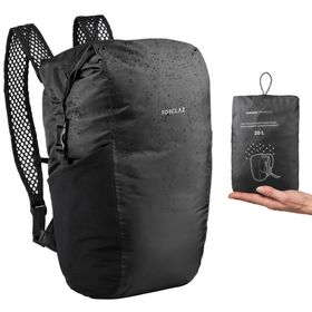 Decathlon Forclaz Az Yer Kaplayan 20 lt Siyah Travel Sırt Çantası