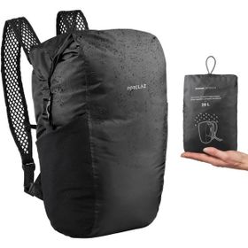 Decathlon Forclaz Az Yer Kaplayan 20 lt Siyah Travel Sırt Çantası