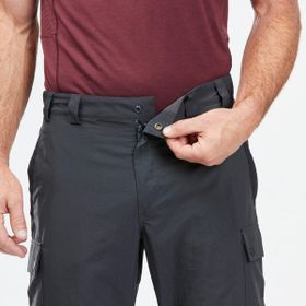 Decathlon Forclaz Gri MT100 Siyah Erkek Modüler Outdoor Pantolon