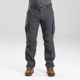 Decathlon Forclaz Gri Travel 100 Erkek Backpacking Pantolonu