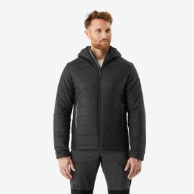Decathlon Forclaz MT100 Siyah -5 Derece Trekking Kapüşonlu Şişme Erkek Outdoor Mont
