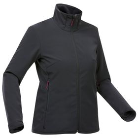 Decathlon Forclaz MT100 Softshell Siyah Kadın Mont