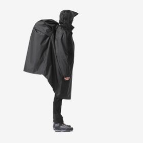 Decathlon Forclaz MT500 60L Siyah Outdoor Panço Yağmurluk