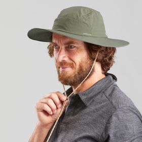 Decathlon Forclaz MT500 Haki Erkek Uv Korumalı Şapka