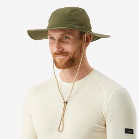 Decathlon Forclaz MT500 Haki Erkek Uv Korumalı Şapka