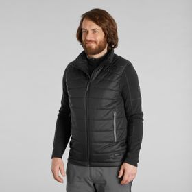 Decathlon Forclaz Siyah Mt100 Erkek Outdoor Trekking Şişme Montu