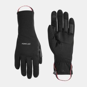 Decathlon Forclaz Siyah MT500 Yetişkin Outdoor Trekking Dokunmatik Eldiveni