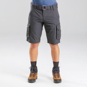 Decathlon Forclaz Travel 100 Gri Kargo Erkek Şort