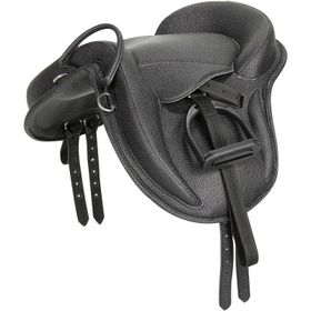 Decathlon Fouganza 100 Siyah Midilli Boy Binici Eyeri