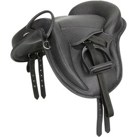Decathlon Fouganza 100 Siyah Midilli Boy Binici Eyeri