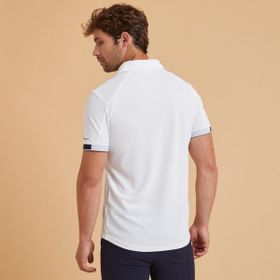 Decathlon Fouganza Binicilik Beyaz Erkek Polo T-shirt