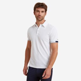 Decathlon Fouganza Binicilik Beyaz Erkek Polo T-shirt