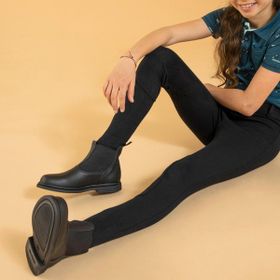 Decathlon Fouganza Çocuk Siyah 100 Binicilik Pantolonu