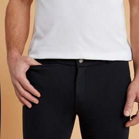 Decathlon Fouganza Erkek Siyah 100 Binicilik Pantolonu