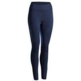 Decathlon Fouganza Lacivert 500 Kadın Binicilik Taytı
