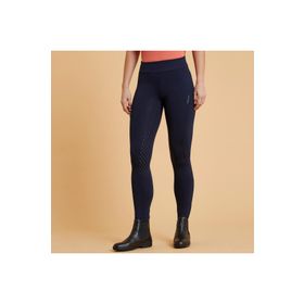 Decathlon Fouganza Lacivert 500 Kadın Binicilik Taytı