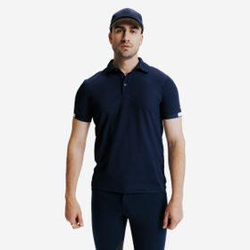 Decathlon Fouganza Mavi Erkek Binicilik Polo T-Shirt