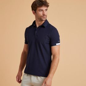 Decathlon Fouganza Mavi Erkek Binicilik Polo T-Shirt