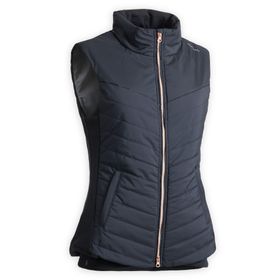 Decathlon Fouganza Siyah Pembe Altın 500 Kadın Binicilik Yeleği