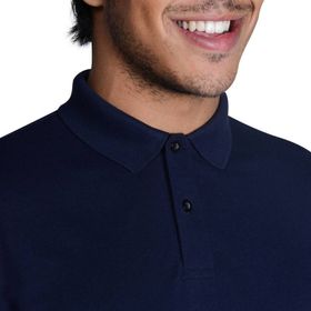 Decathlon Inesis 500 Lacivert Erkek Kısa Kollu Polo Golf Tişörtü