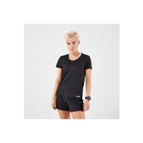 Decathlon Kalenji Kiprun Run 100 Koşu Siyah Kadın T-shirt
