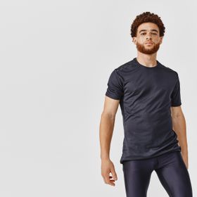 Decathlon Kalenji Siyah Dry Erkek Koşu Tişörtü