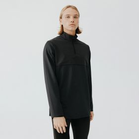 Decathlon Kalenji Siyah Warm Erkek Uzun Kollu Koşu Tişörtü