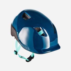 Decathlon KH500 Btwin Mavi Çocuk Bisiklet Kaskı