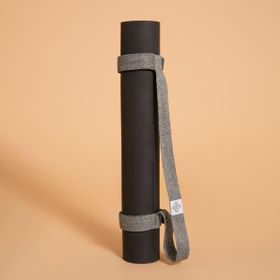 Decathlon Kimjaly Yoga Ekotasarımlı Alacalı Gri Ayarlanır Mat Kayışı