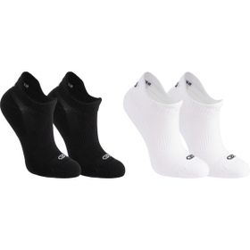 Decathlon Kiprun 500 Inv Siyah Beyaz 2 Adet Unisex Çocuk Koşu Çorabı