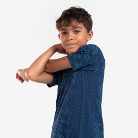 Decathlon Kiprun Lacivert Yeşil Kiprun Light 900 Çocuk Koşu Tshirt