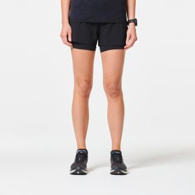 Decathlon Kiprun Run 500 Confort Siyah Kadın Koşu Şortu